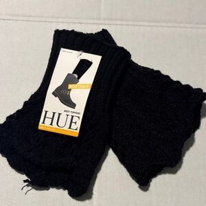 HUE Black Boot Toppers